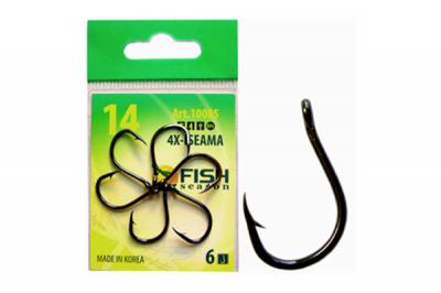 Сезон Рыбалки (Fish Season) Крючок 4X-Iseama