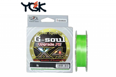 YGK G-Soul Upgrade PE X4 150m green