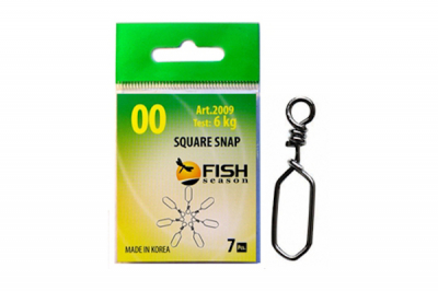 Сезон Рыбалки (Fish Season) Застёжка Square Snap 2009