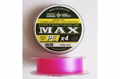 Сезон Рыбалки (Fish Season) Max PEx4 135m Pink