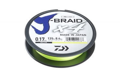 Daiwa J-BRAID X4 Yellow