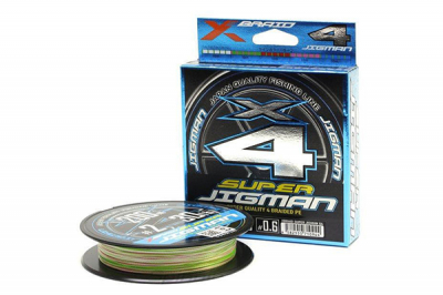 YGK X-Braid Super Jigman x4 200m Разноцветный